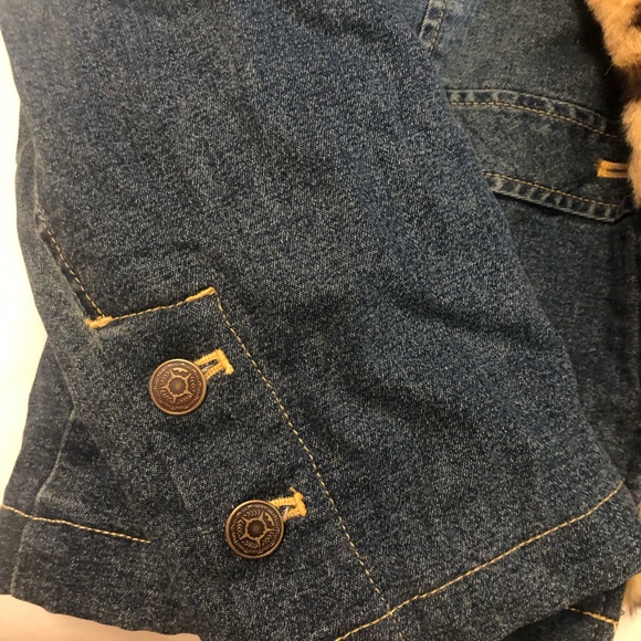 Chadwick’s Fur Denim Jacket - Picture 4 of 4